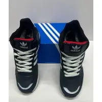 Кроссовки Adidas ZX 750 High Dark Blue с мехом